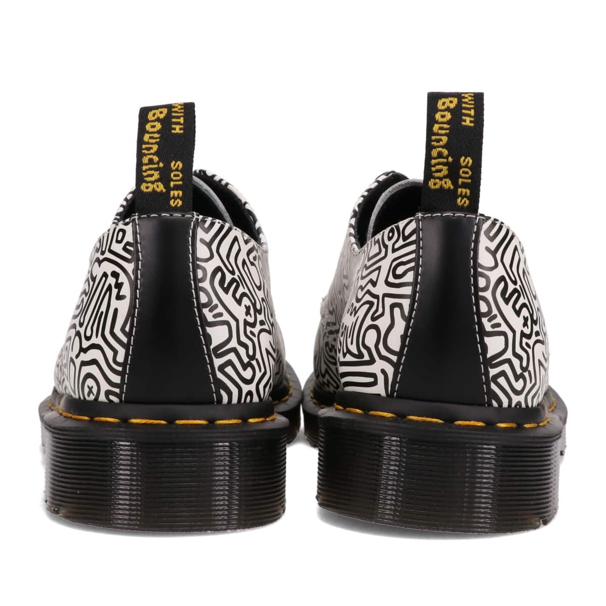 Dr.Martens KEITH HARING 1461 KH FIG BLACK+WHITE KH FIG SMOOTH