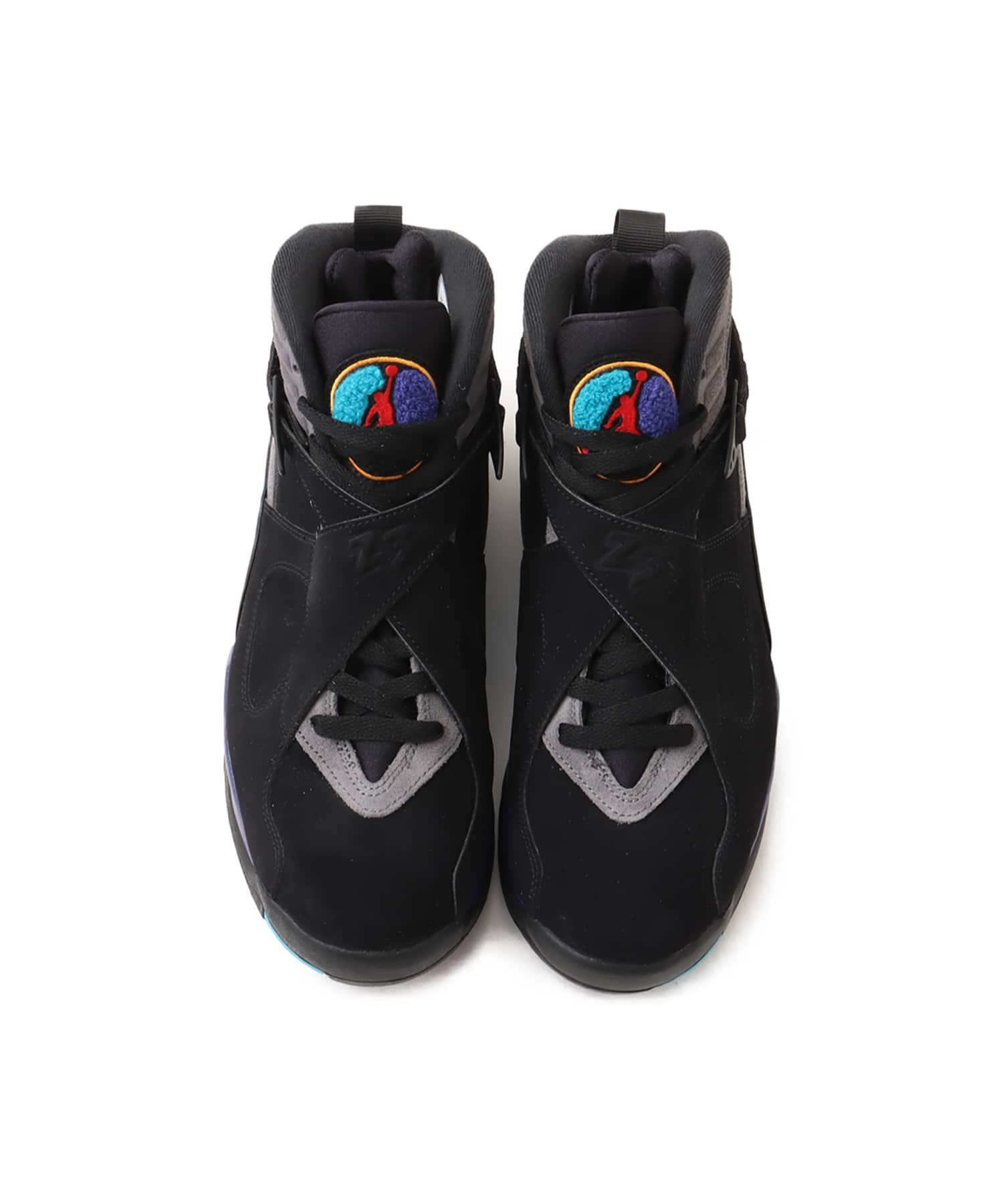 JORDAN BRAND AIR JORDAN 8 RETRO BLACK/MULTI-COLOR-MULTI-COLORの画像