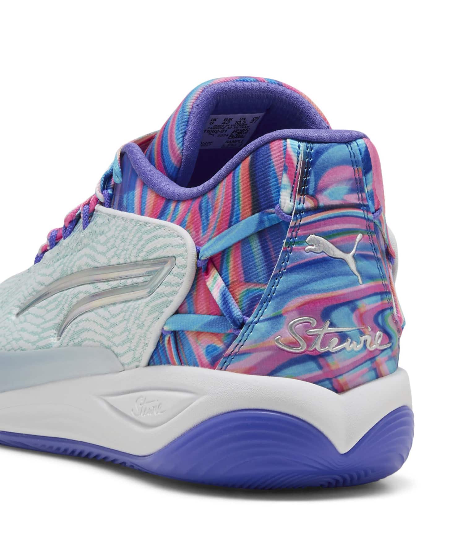 PUMA STEWIE 4 PRISM PUMA WHITE-LIGHT AQUAの画像