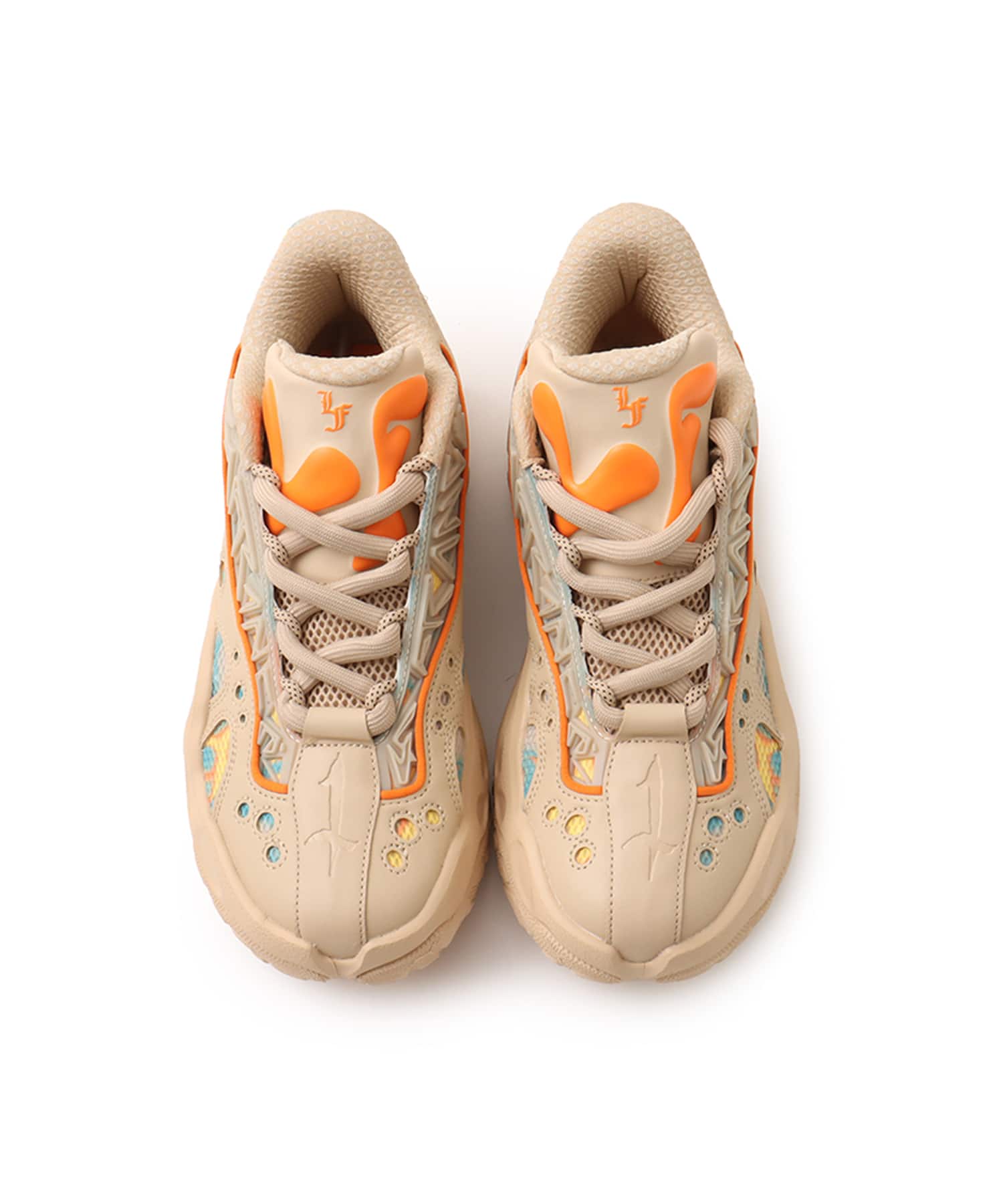 PUMA LA FRANCE RNR FLARE LIGHT SAND-ORANGE GLO-AQUATIの画像
