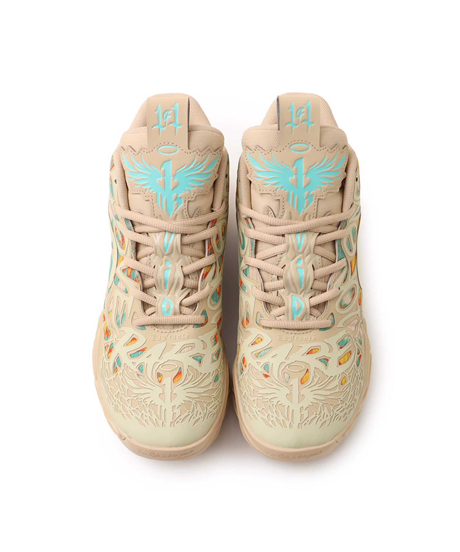 PUMA MB.04 FLARE LIGHT SAND-AQUATIC-ORANGE GLの画像