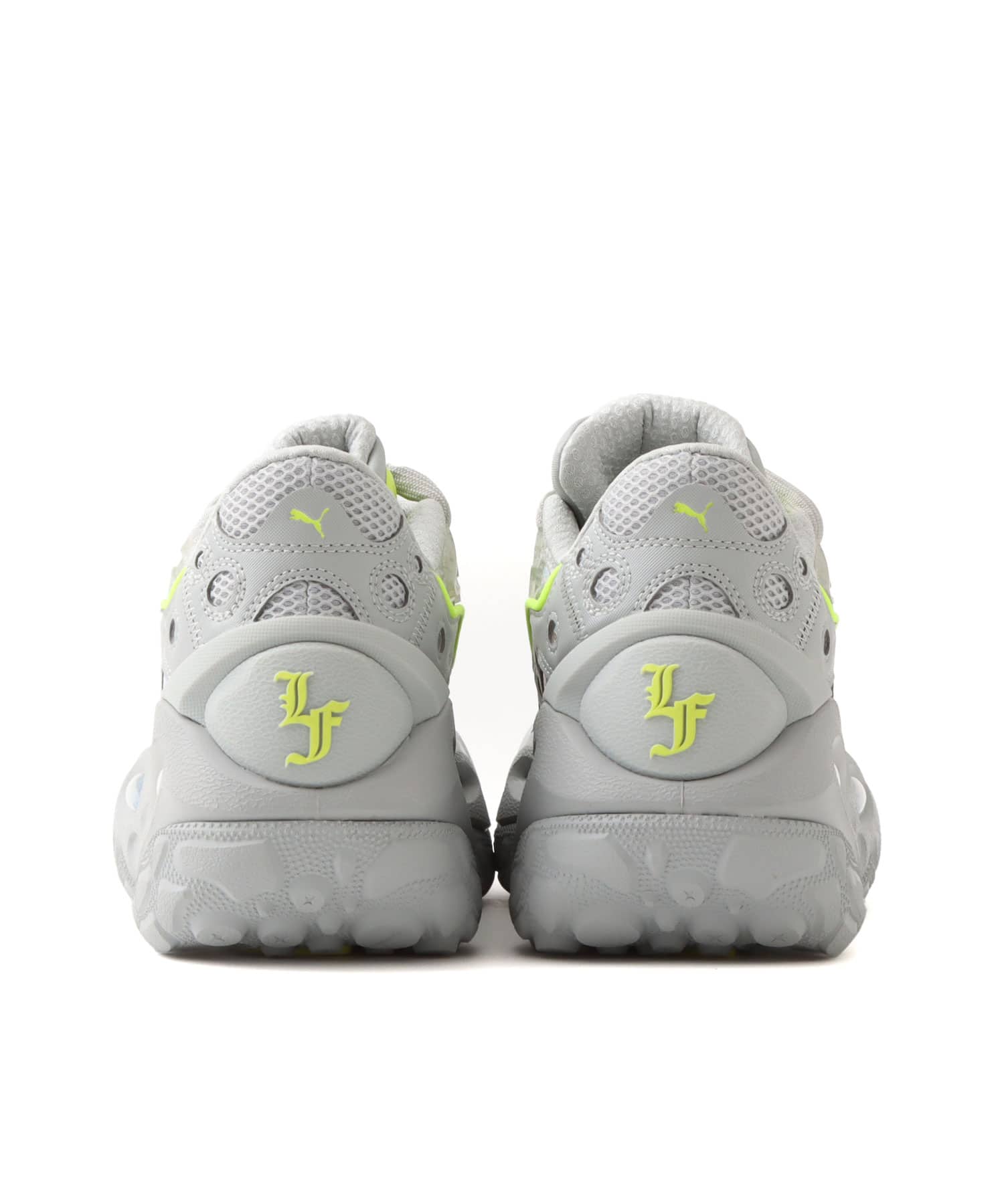 PUMA LA FRANCE RNNR REFLECTION FLAT LIGHT GRAY-SUNSET GLOW-の画像