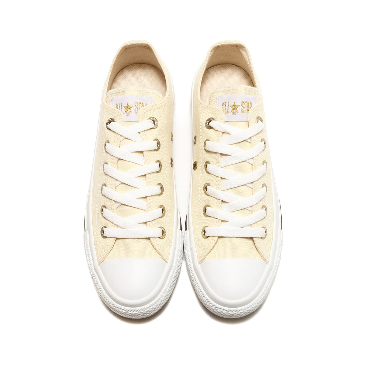 CONVERSE ALL STAR FLATEYELETS CG OX CREAMの画像