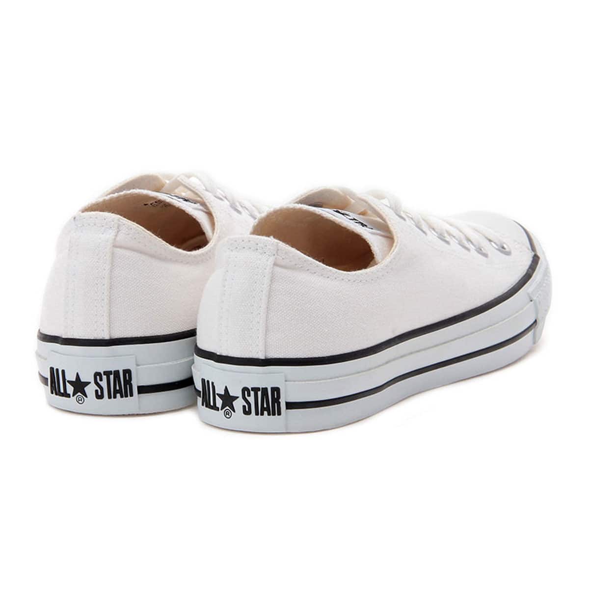 CONVERSE CANVAS ALL STAR COLORS OX WHITE/BLACKの画像