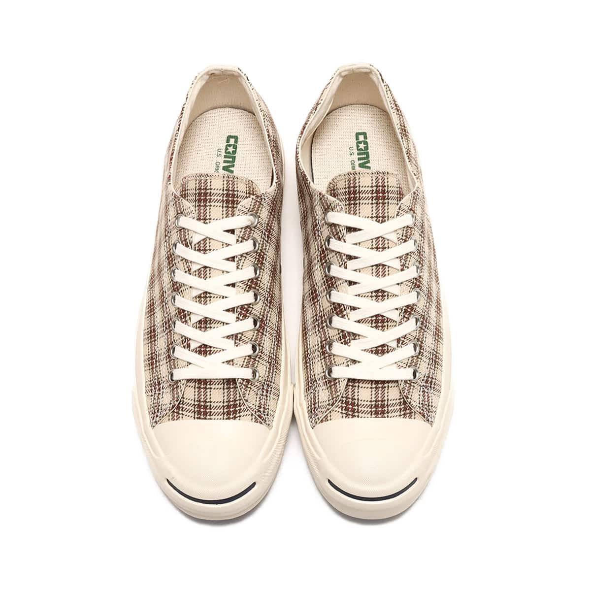 CONVERSE JACK PURCELL US CHECK BEIGE