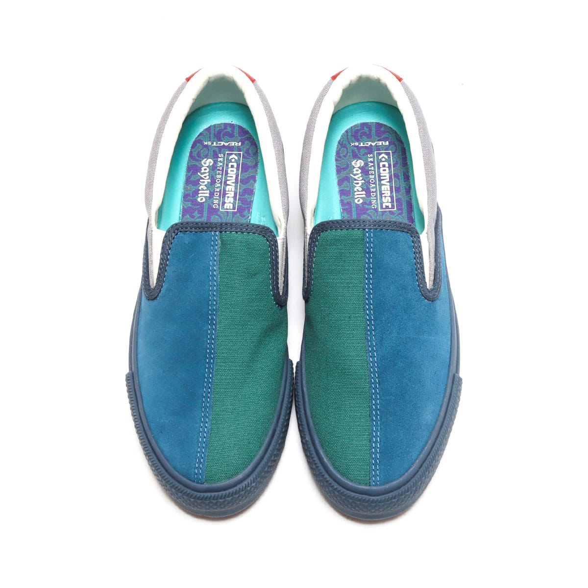 CONVERSE CS SLIP-ON SK SAYHELLO+ BLUE 22FW-I