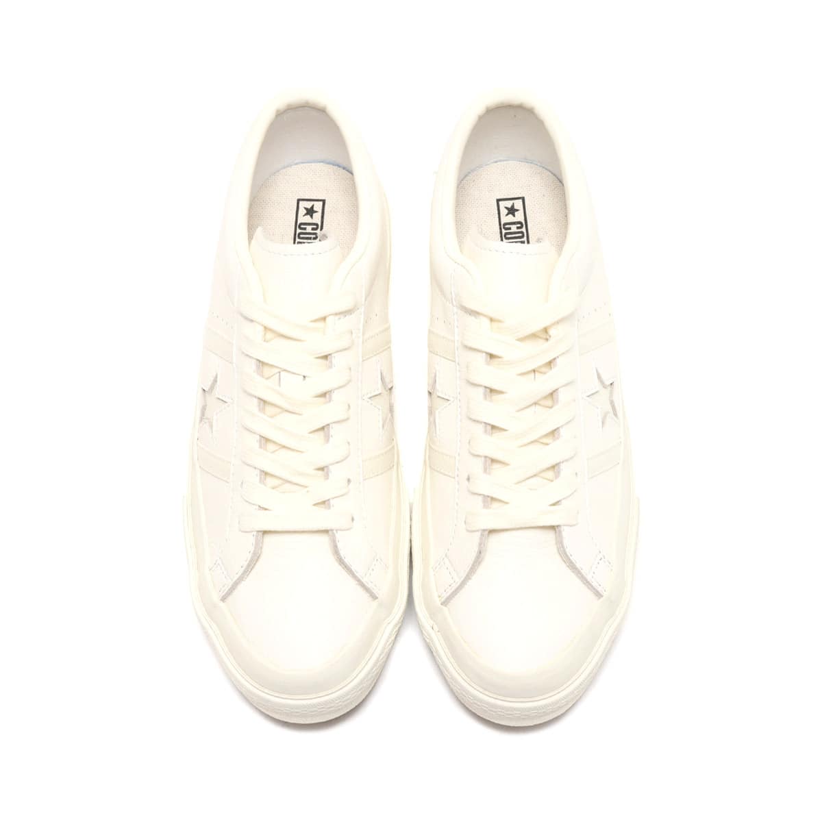 CONVERSE STAR&BARS LEATHER WHITE 22SS-Iの画像