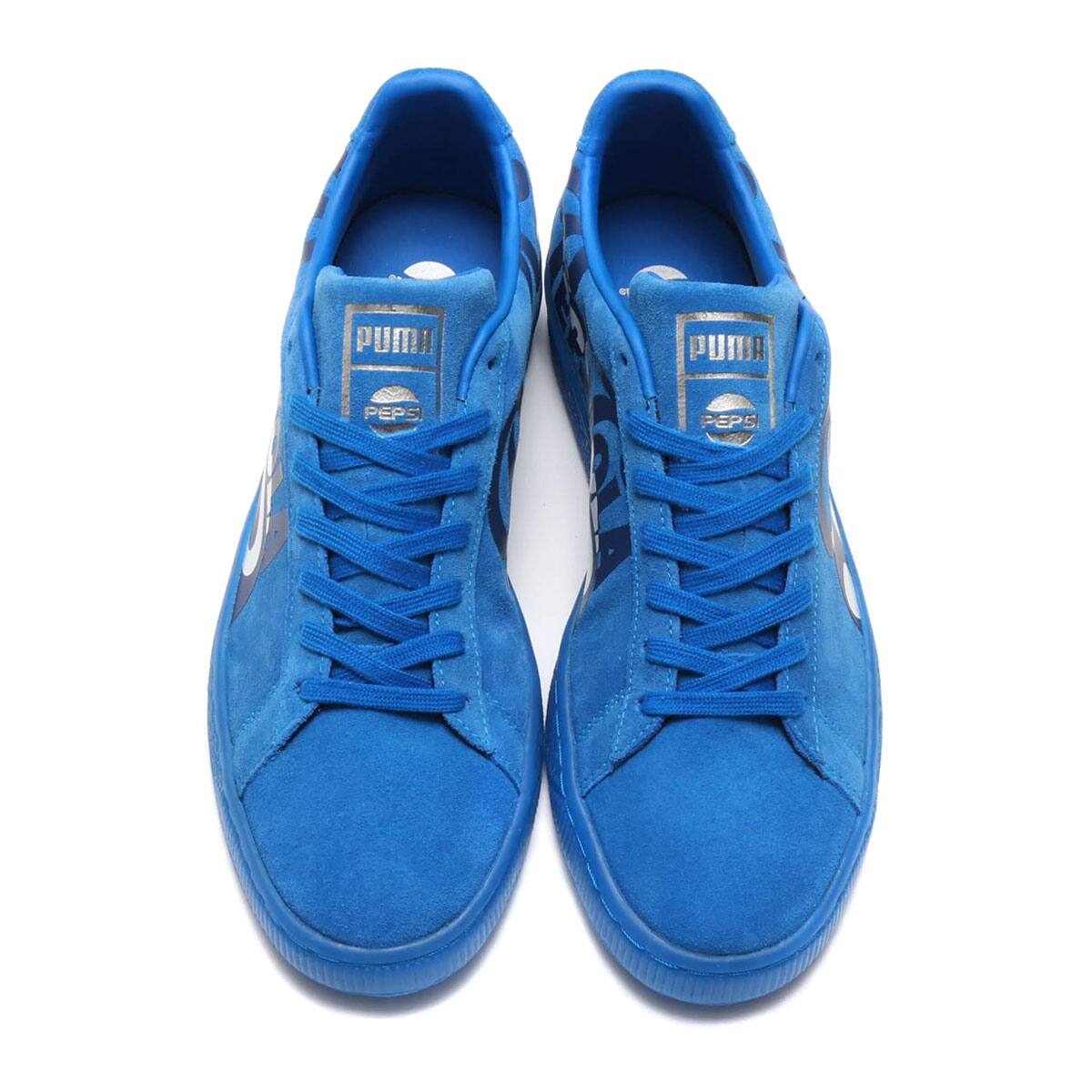 puma suede pepsi blue