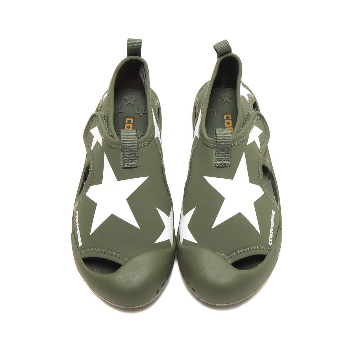 CONVERSE KID'S CVSTAR SANDAL OLIVE 22SS-Iの画像