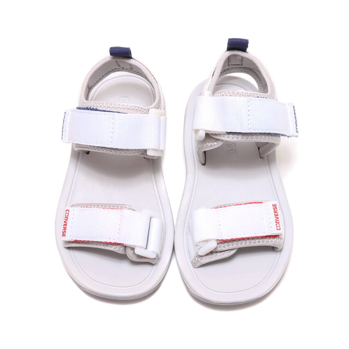 CONVERSE KID'S LOGOSTRAP SANDAL WHITE 22SS-Iの画像