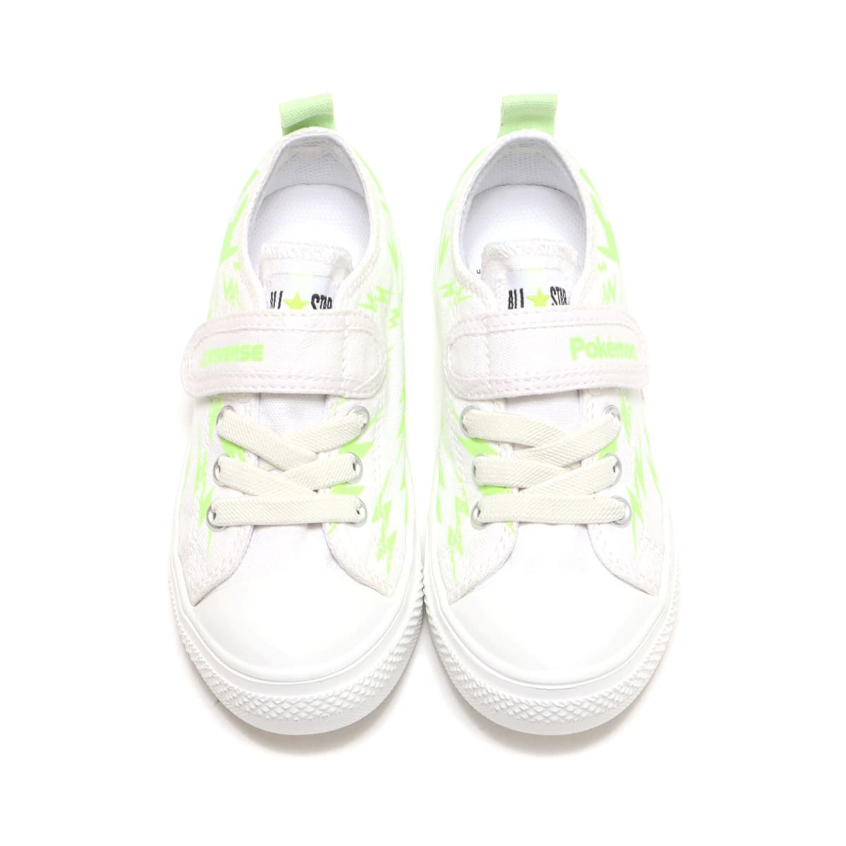 CONVERSE CHILD ALL STAR LIGHT POKEMON V-1 OX WHITE 22SS-Iの画像