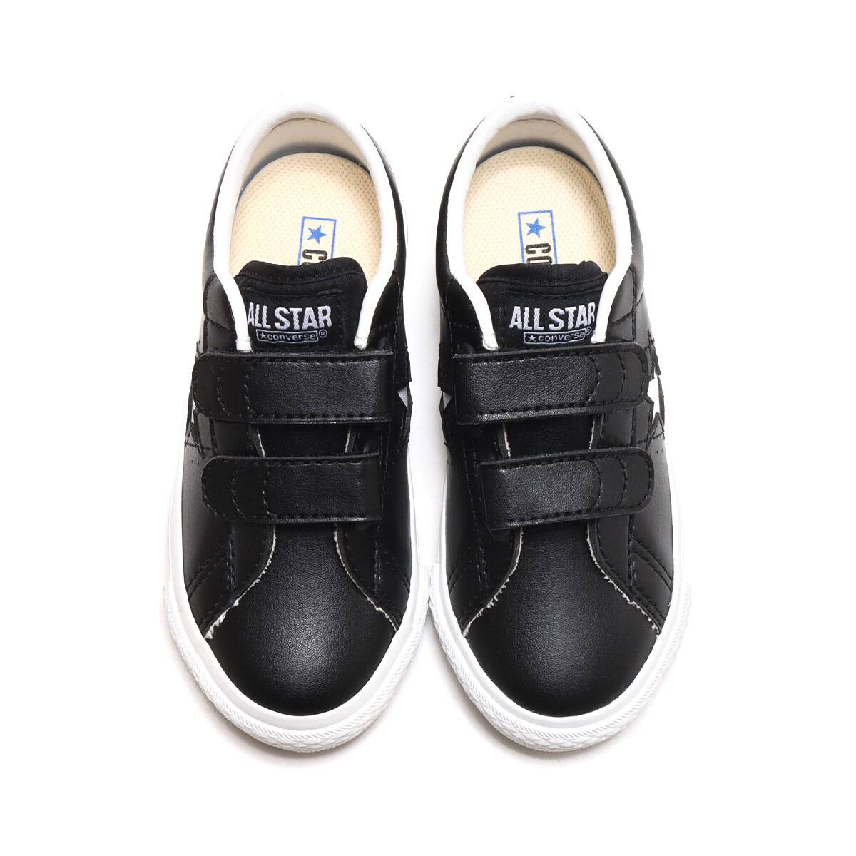 CONVERSE KID'S ONE STAR V-2 OX BLACK/WHITE 22SS-Iの画像