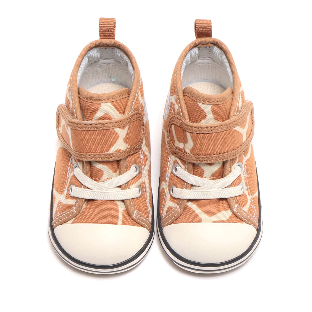 CONVERSE CHILD ALL STAR N GIRAFFESPOT V-1 BROWN 22SS-Iの画像
