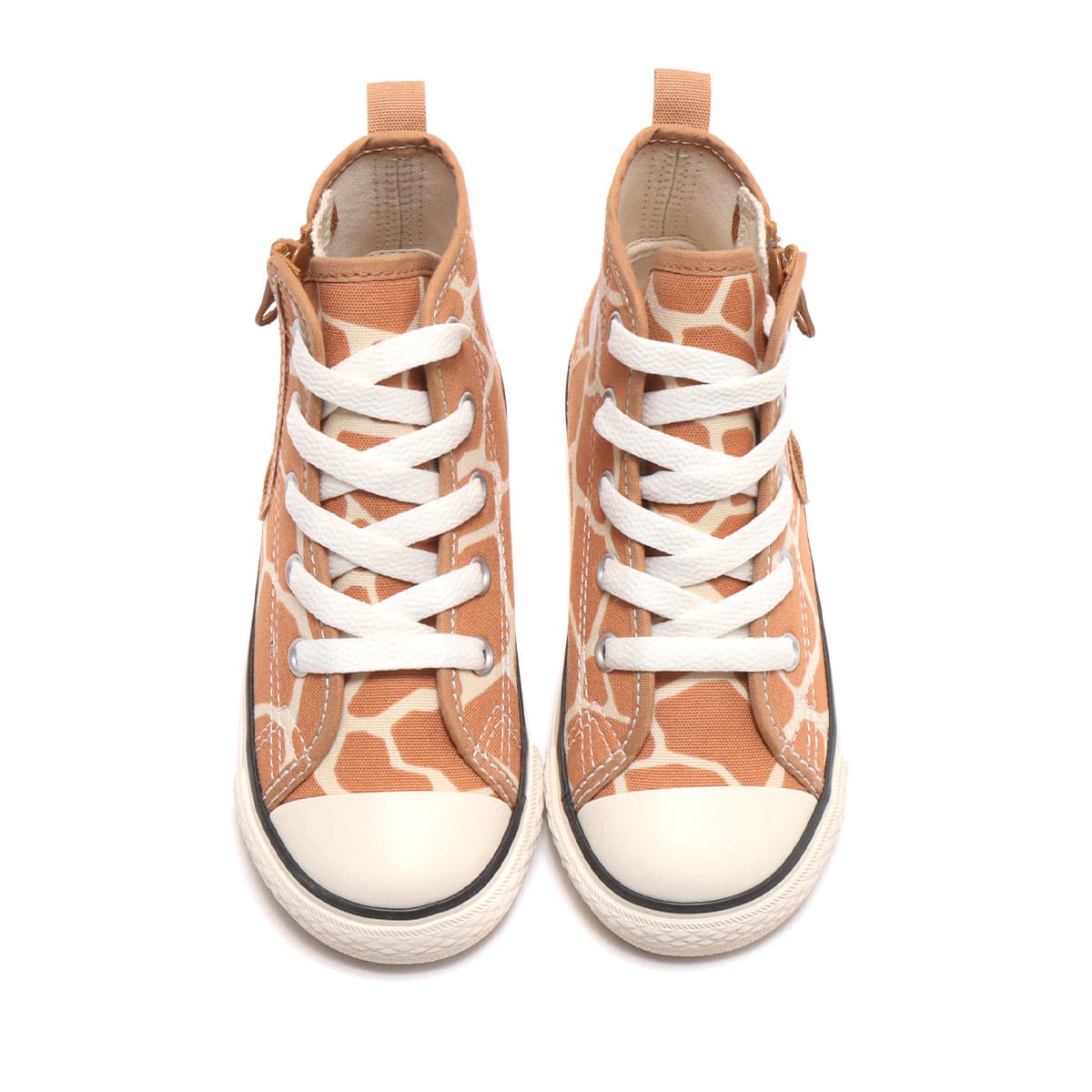 CONVERSE CHILD ALL STAR N GIRAFFESPOT V-1 BROWN 22SS-Iの画像