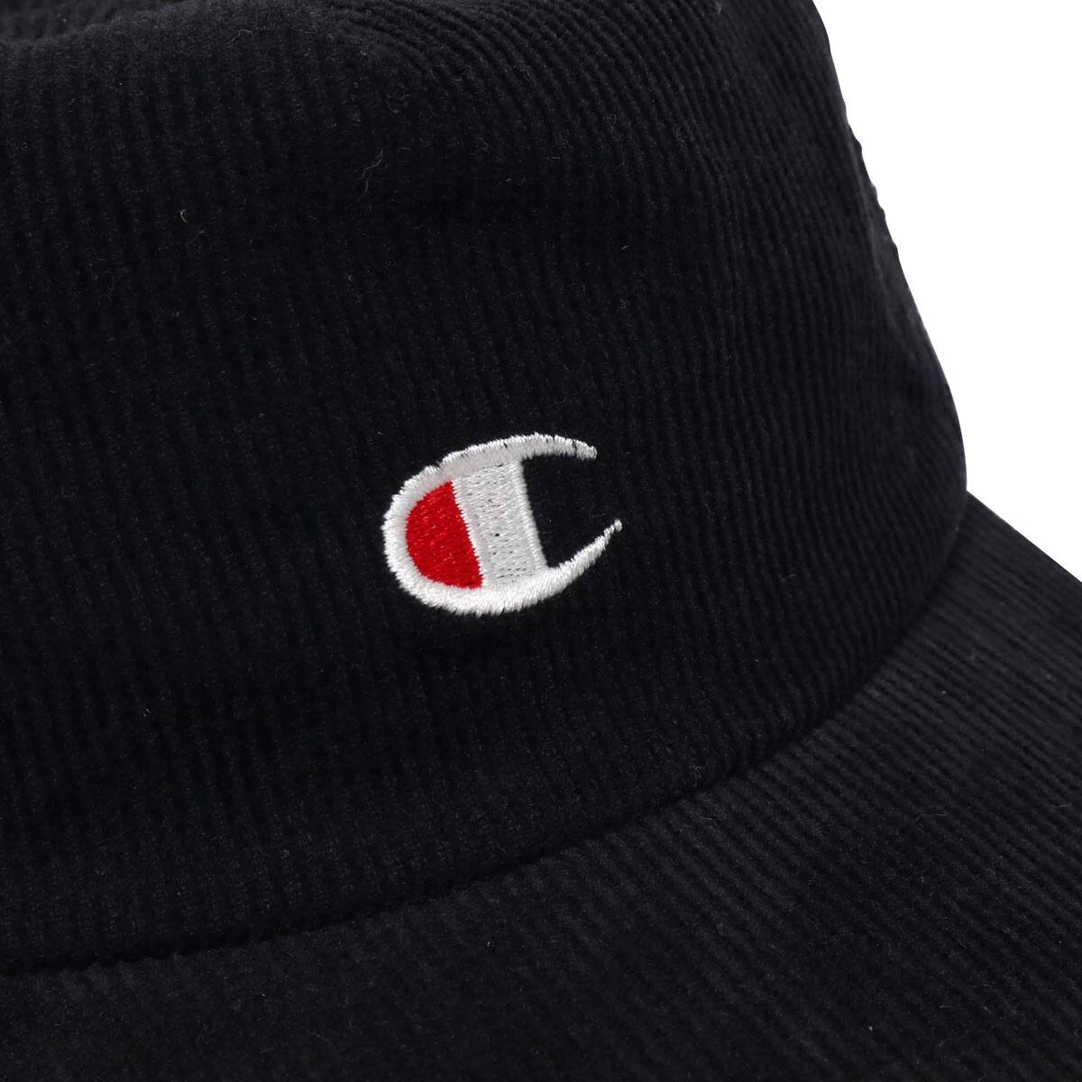 CHAMPION コーデュロイ 5パネル キャップ クロ 18FA-Iの画像