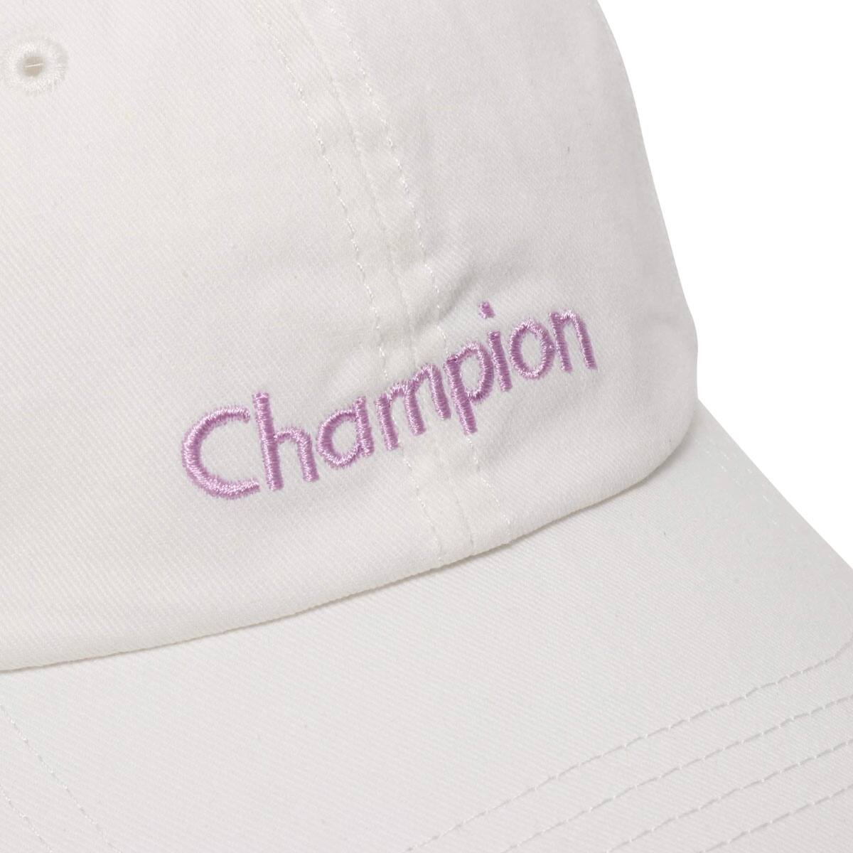 CHAMPION ウェーブ ロゴ ツイル ロー キャップ オフ 18FA-Iの画像