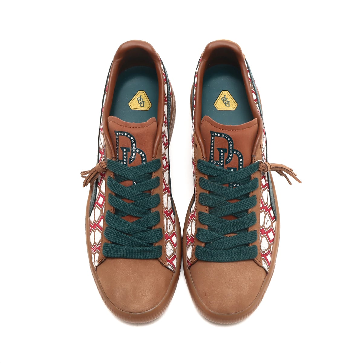 PUMA CLYDE X TASSLE DAPPER DAN FRIAR BROWN 22FA-Iの画像