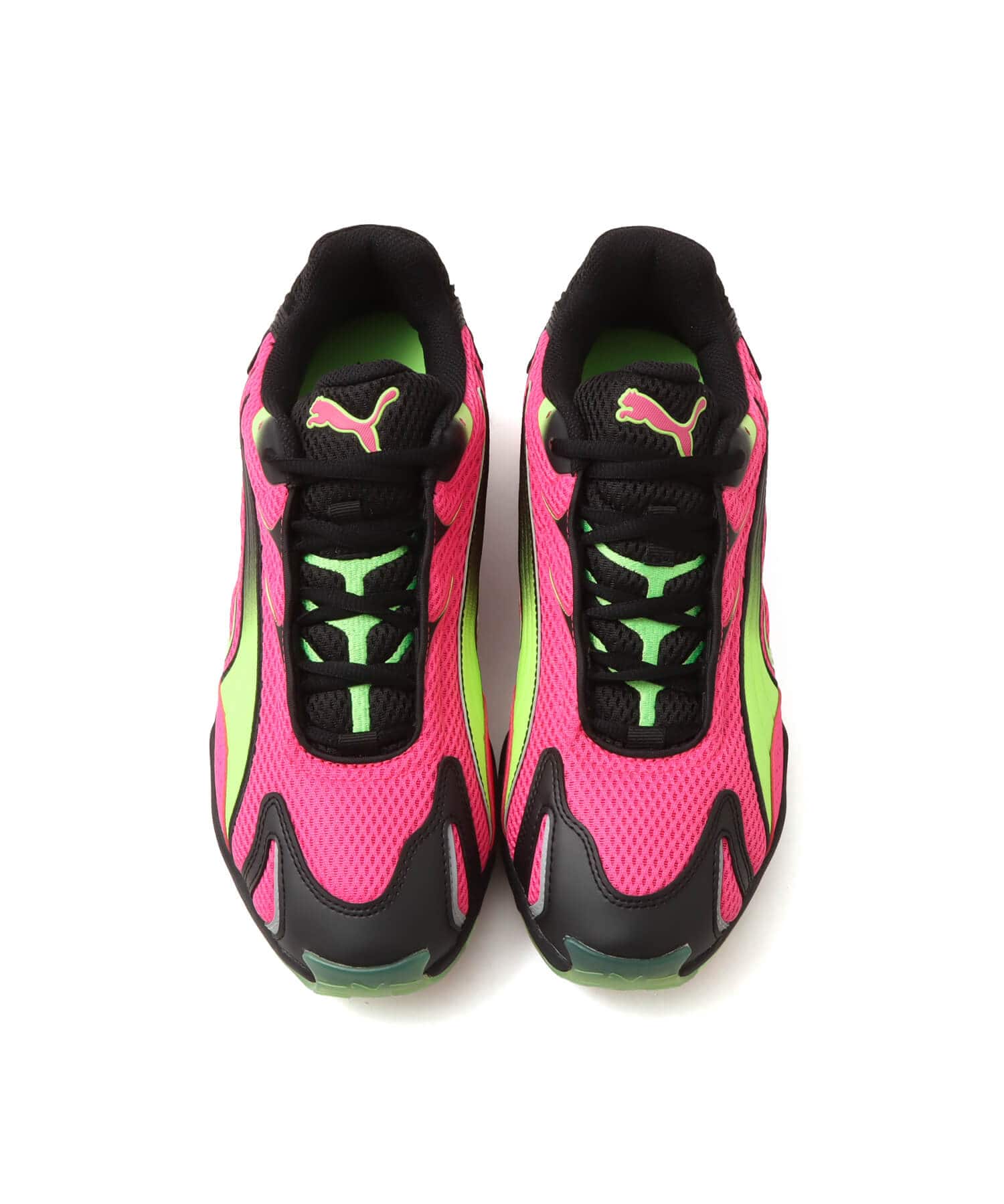 PUMA INHALE FLURO PINK PES-GREEN GLAREの画像