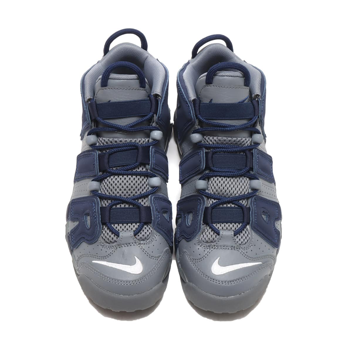 NIKE AIR MORE UPTEMPO (GS) COOL GREY/WHITE-MIDNIGHT NAVY 21FA-I