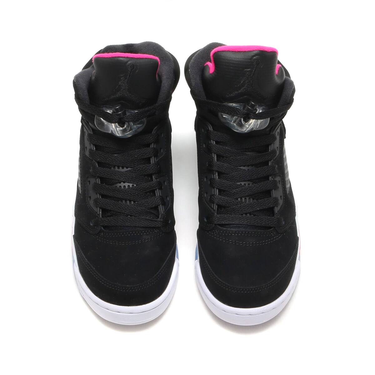 JORDAN BRAND AIR JORDAN 5 RETRO GG  BLACK/BLACK-DEADLY PINK-WHITEの画像