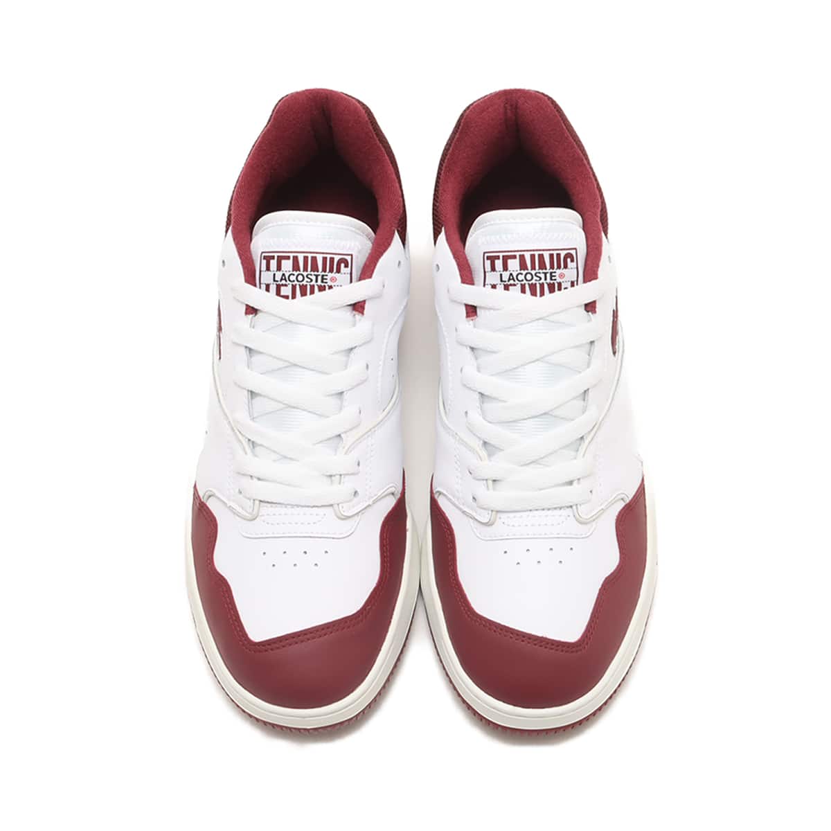 LACOSTE LINESHOT 223 2 SMA WHT/BURG 23FA-Iの画像