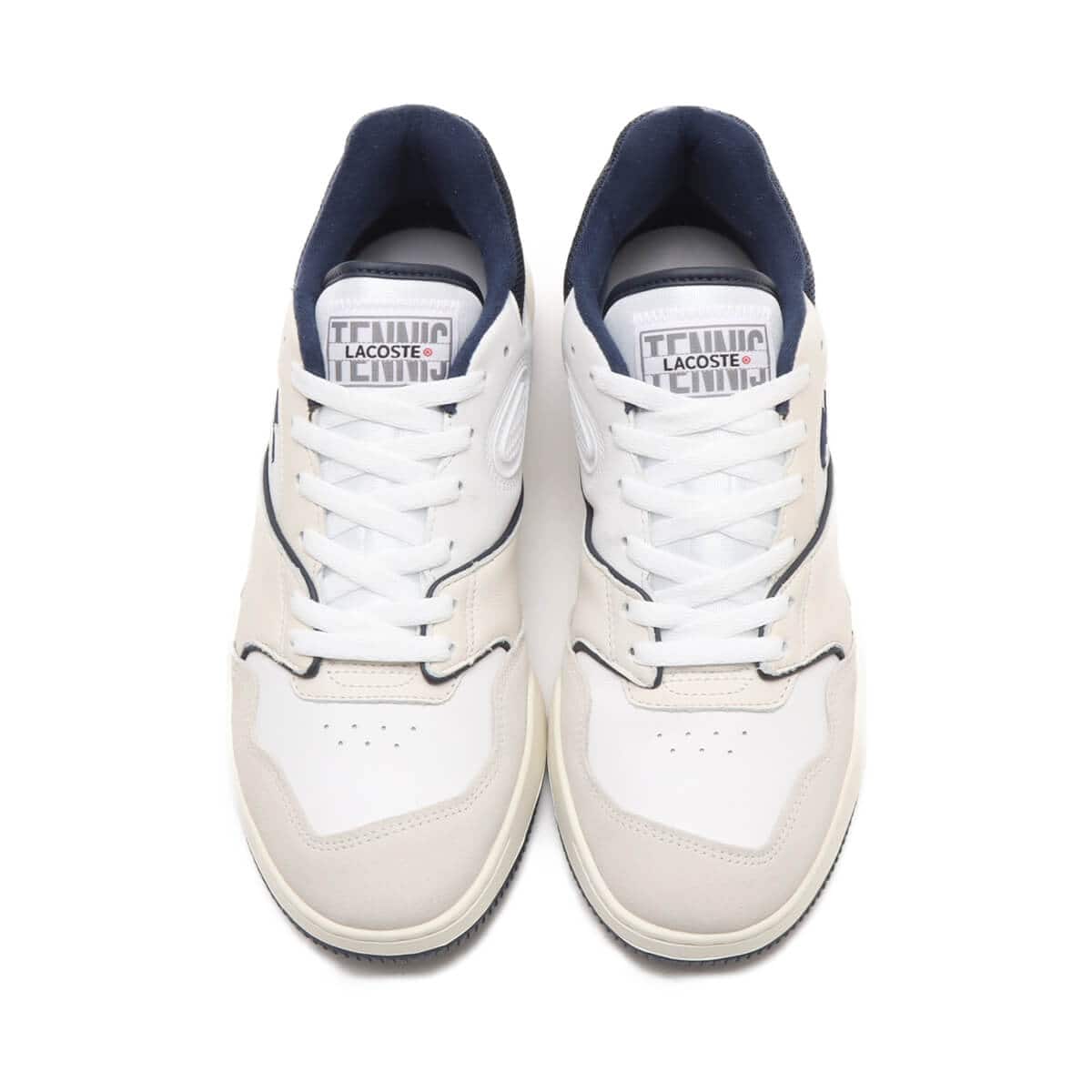 LACOSTE LINESHOT 124 1 SMA WHT/NVY 24SP-Iの画像