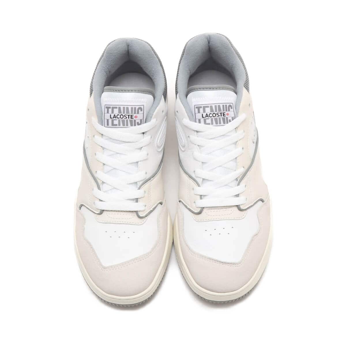 LACOSTE LINESHOT 124 1 SMA WHT/GRY 24SP-Iの画像