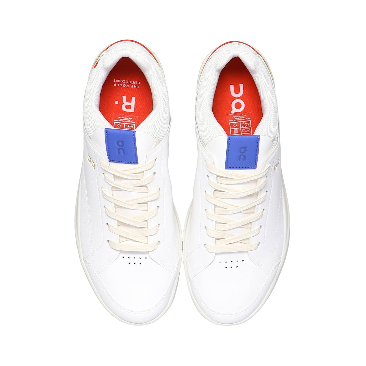 On THE ROGER Centre Court White / Mustardの画像