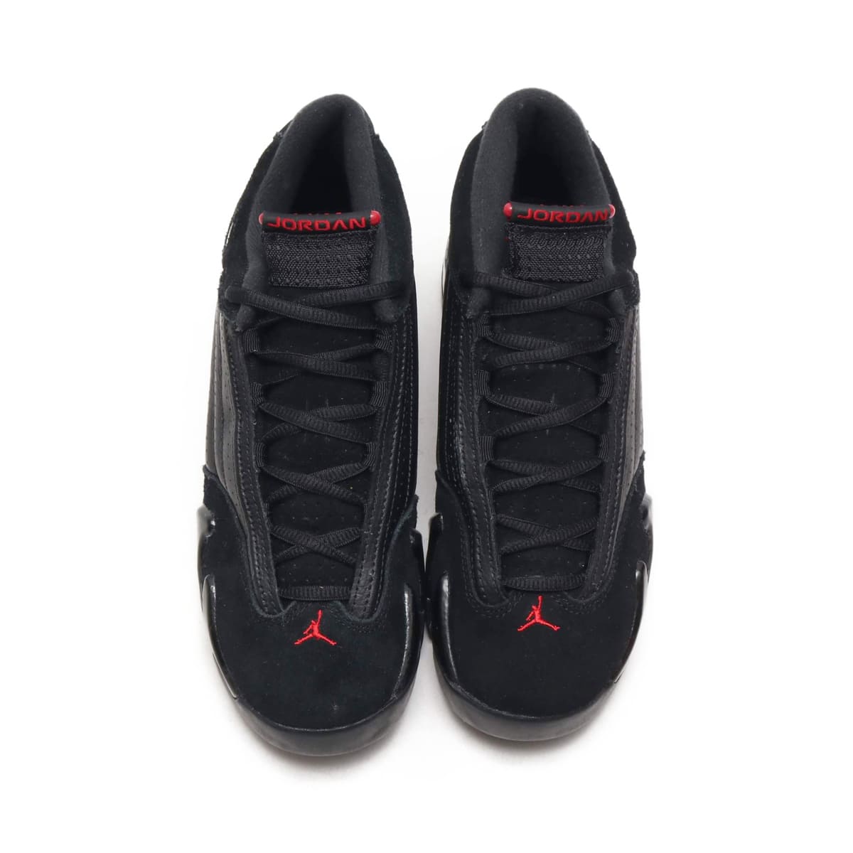 JORDAN BRAND AIR JORDAN 14 RETRO BG  BLACK/VARSITY RED-BLACKの画像