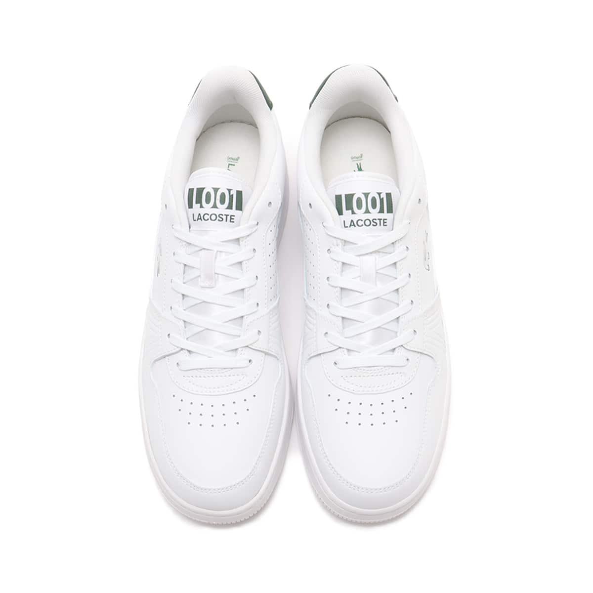LACOSTE L001 SET 224 2 SMA 1R5 WHT/DK GRN の画像