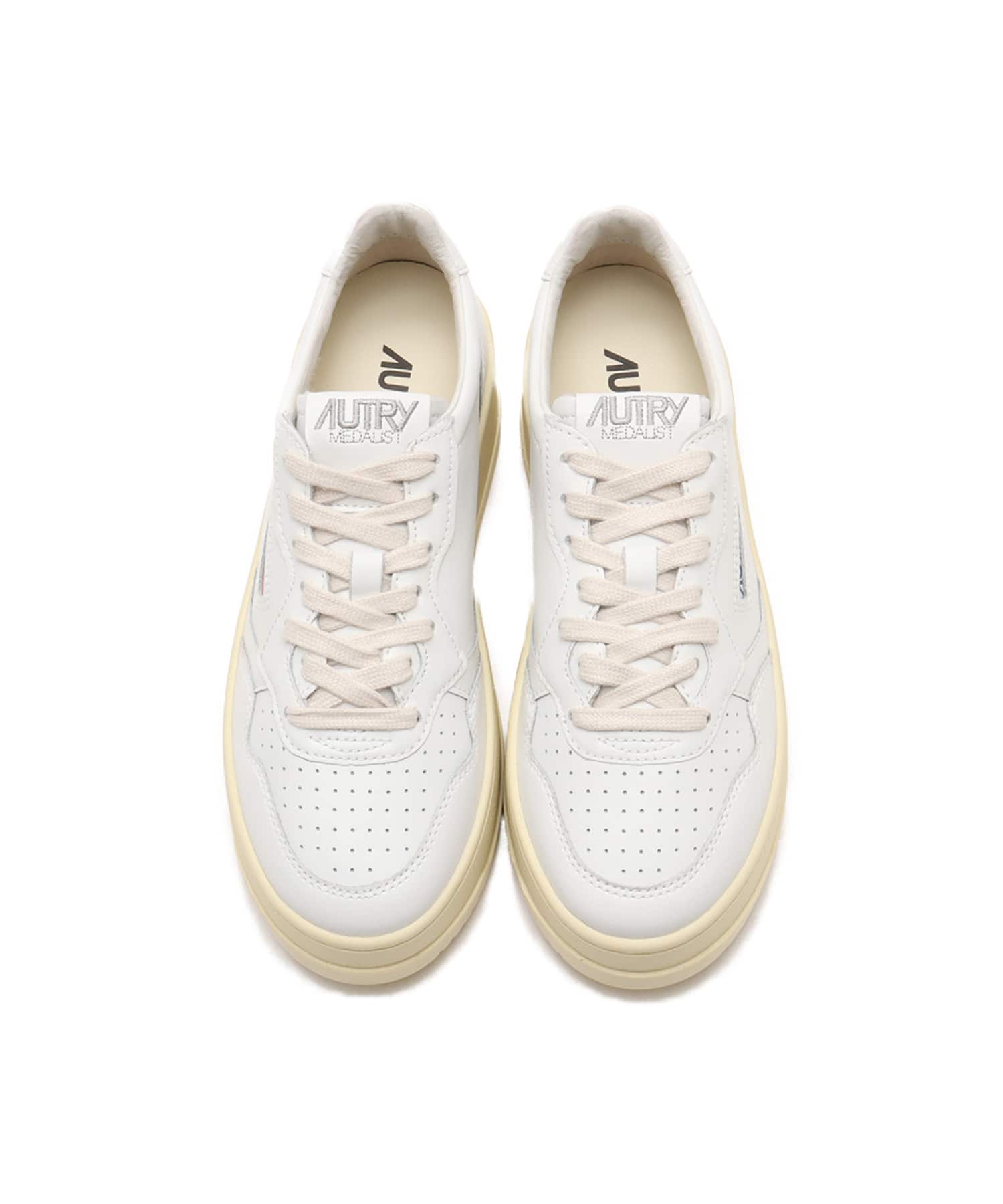 AUTRY PLATFORM LOW WHITEの画像