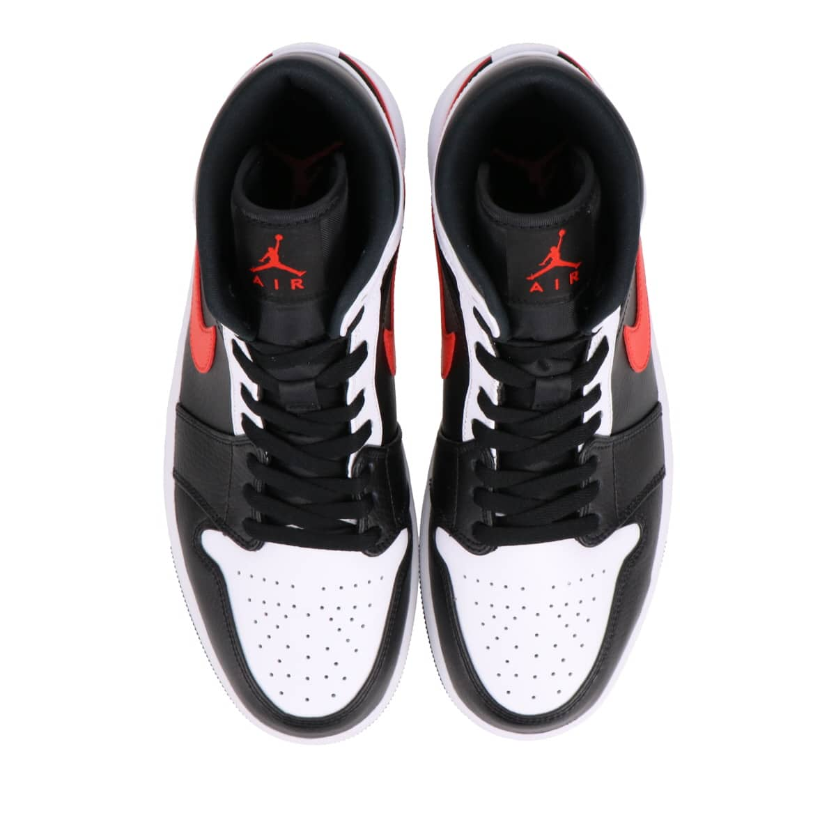 JORDAN BRAND AIR JORDAN 1 MID BLACK/CHILE RED-WHITE 21SP-I