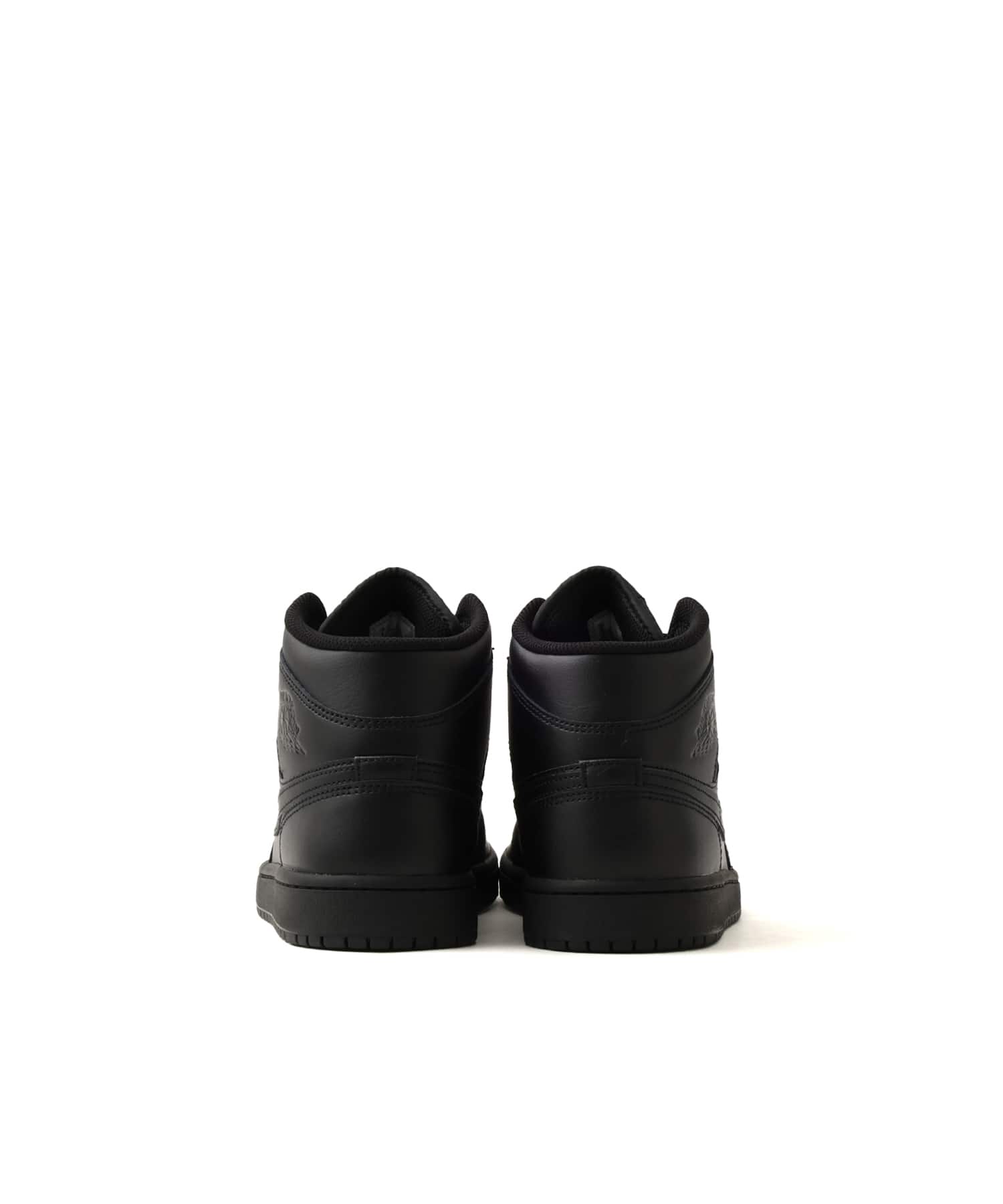 JORDAN BRAND AIR JORDAN 1 MID BLACK/BLACK-BLACKの画像