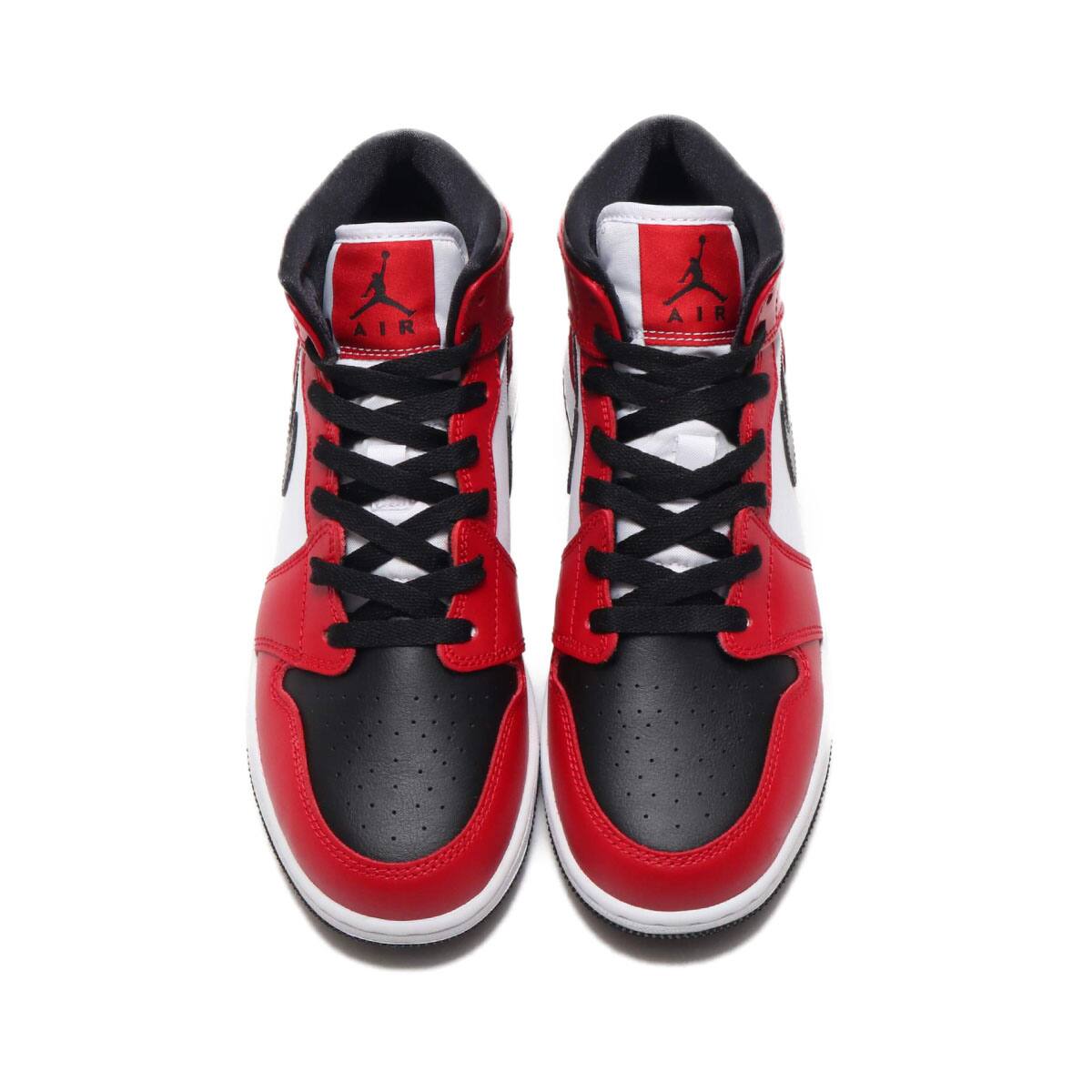 JORDAN BRAND AIR JORDAN 1 MID (GS) BLACK/BLACK-GYM RED 20SU-S