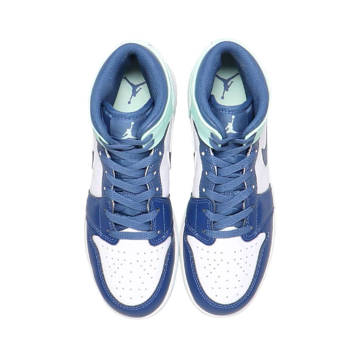 JORDAN BRAND AIR JORDAN 1 MID (GS) MYSTIC NAVY/MINT FOAM-WHITE 22SU-I