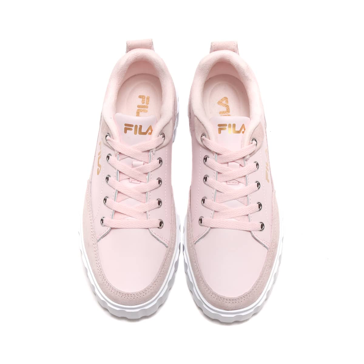 FILA SANDBLAST LOW MG Primrose Pink / White / Metallic Gold