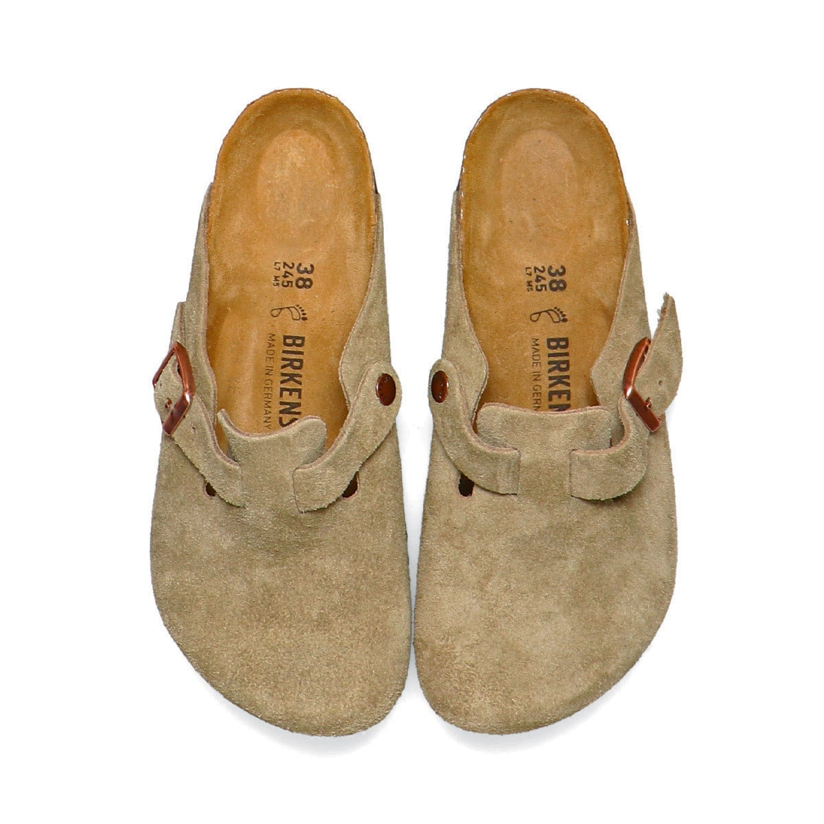 BIRKENSTOCK Boston LEVE Taupe TAUPE の画像