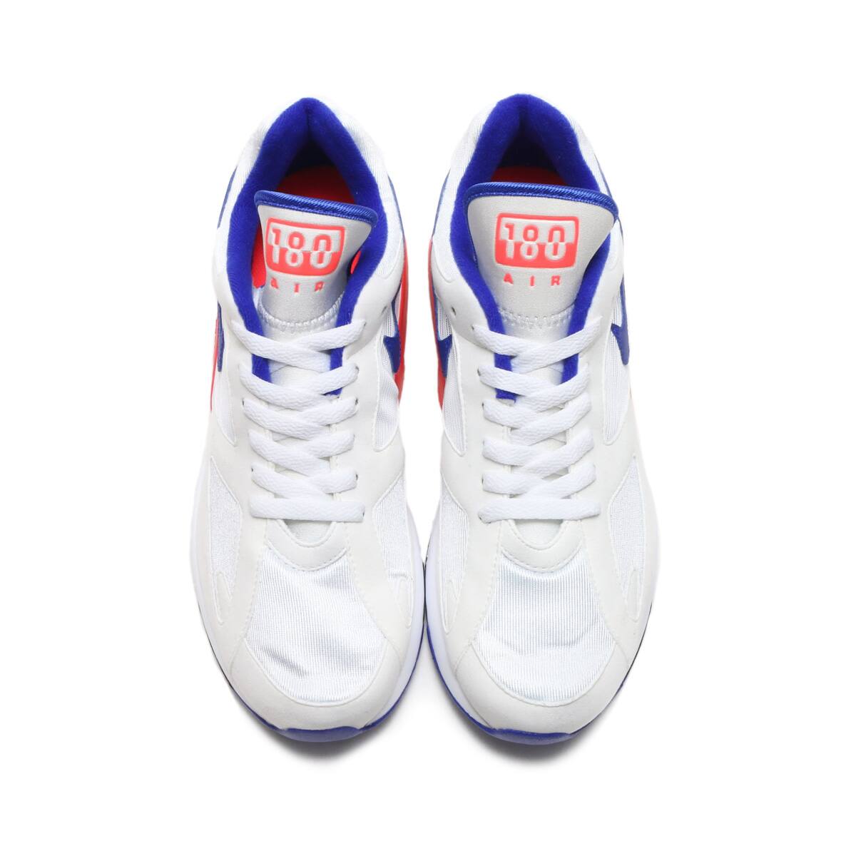 NIKE AIR MAX 180 WHITE/ULTRAMARINE-SOLAR RED