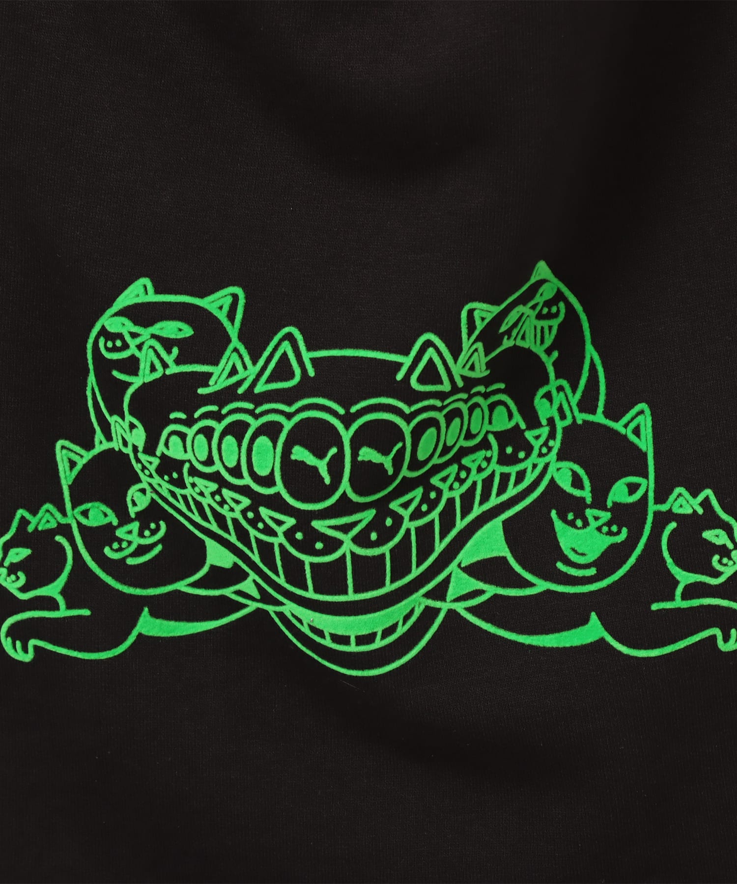 PUMA PUMA x RIPNDIP OVERSIZED WIDE SWEATPANTS TR OP PUMA BLACKの画像