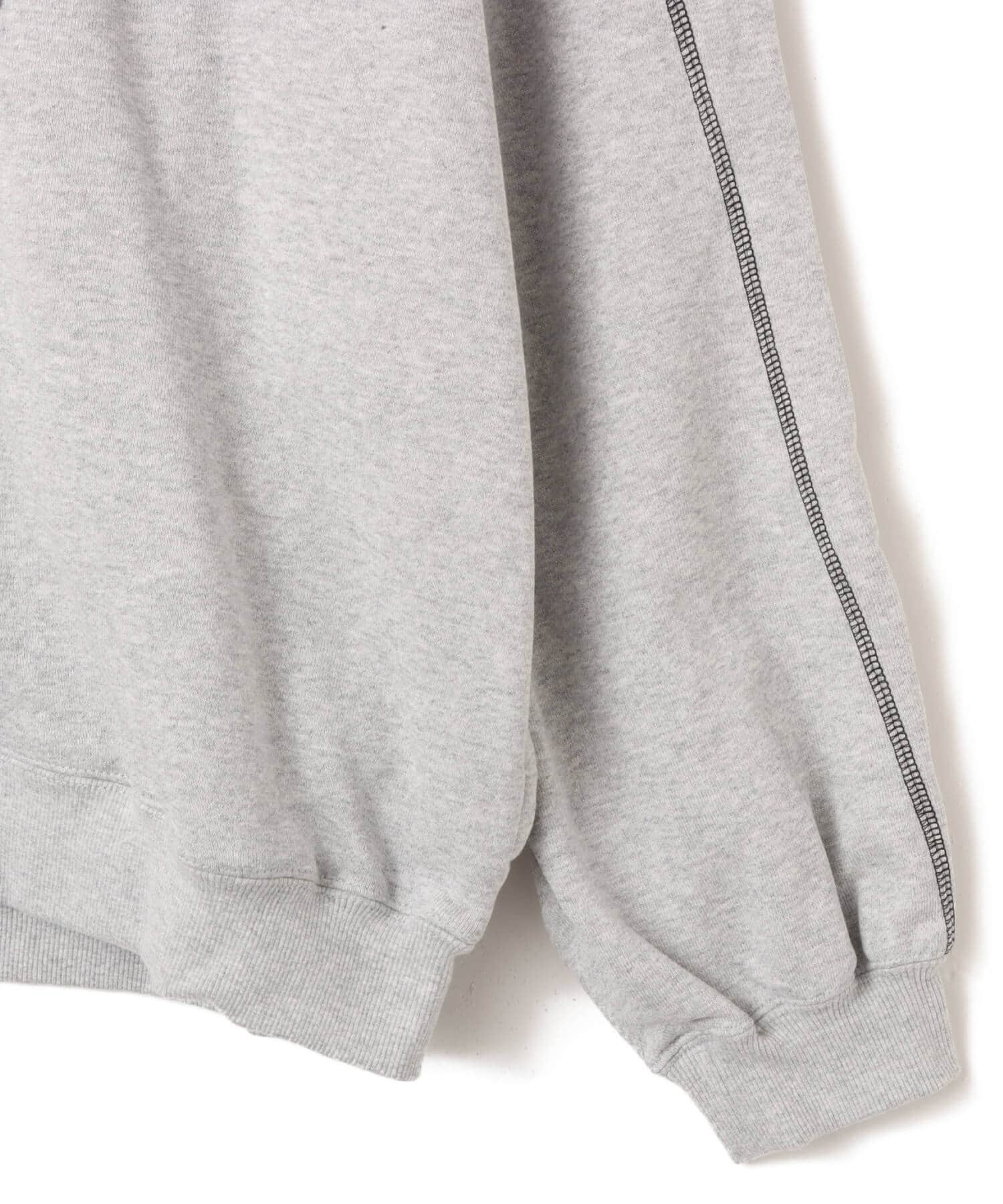 PUMA PUMA x ROSE T7 OVERSIZED FULL-ZIP HOODIE TR FLAT LIGHT GRAY HEATHERの画像