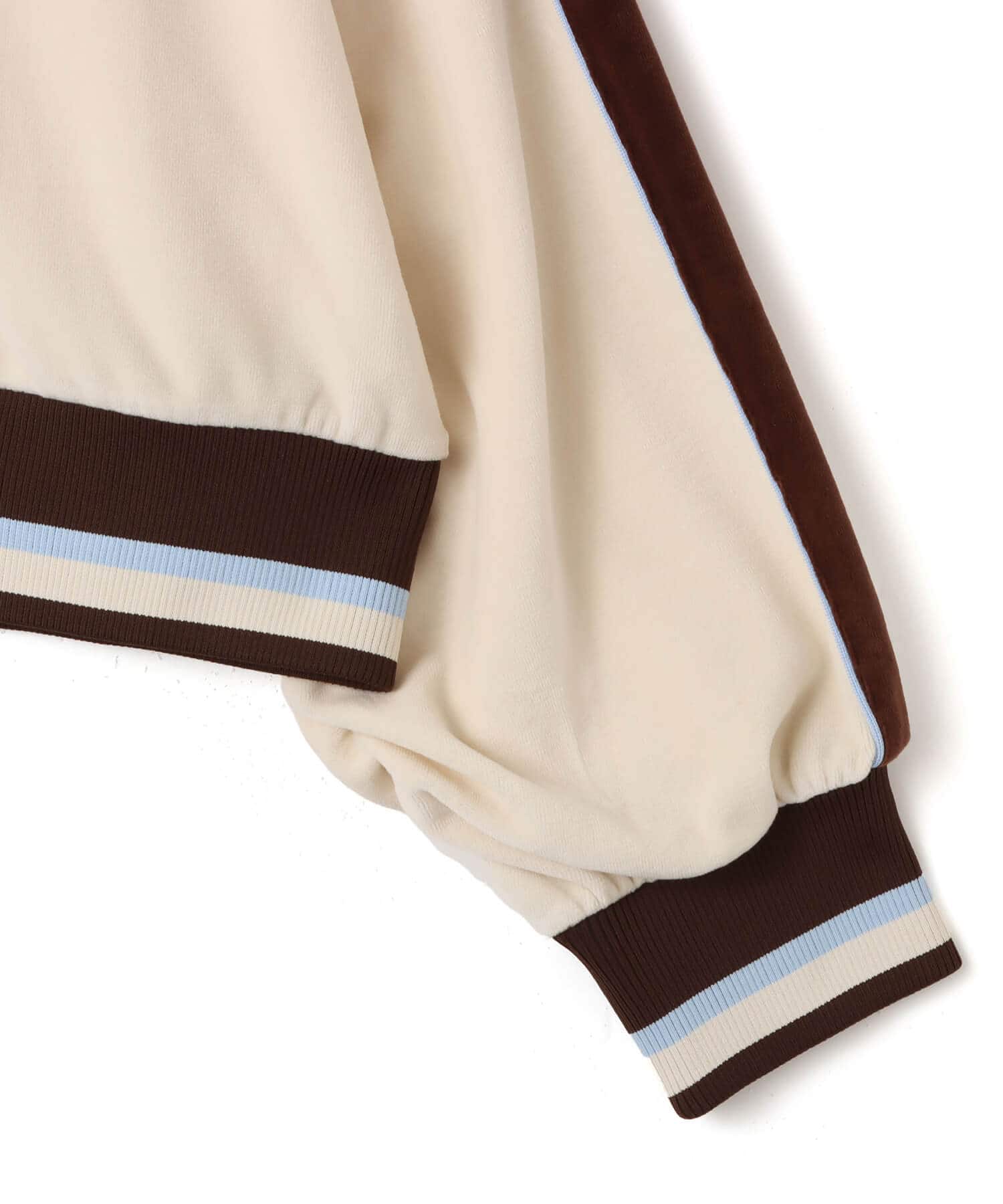 PUMA PUMA X ATMOS PINK VELOUR TRACK JKT ALPINE SNOWの画像