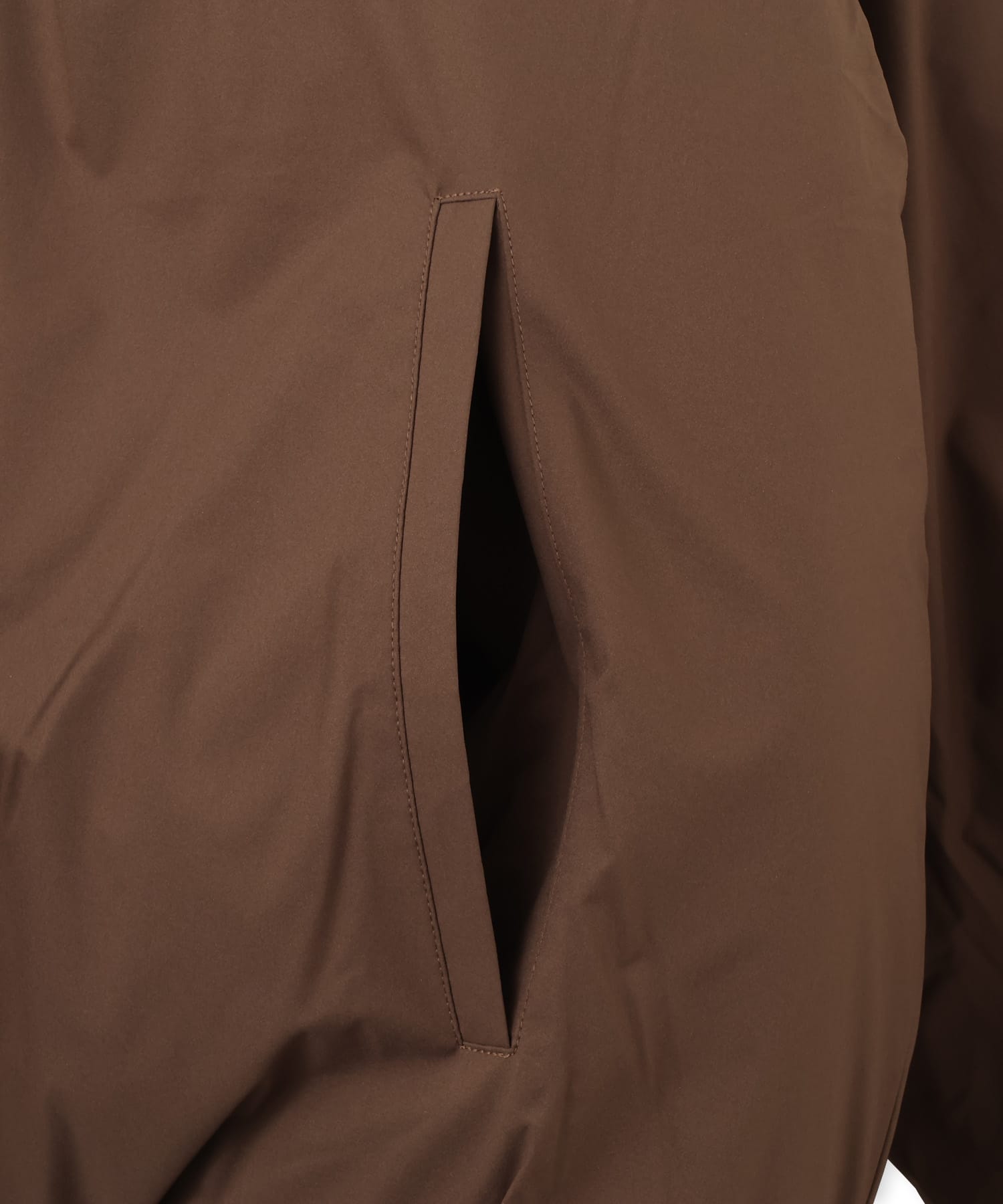 PUMA MATT TAFFETA PADDED JACKET CHOCOLATEの画像