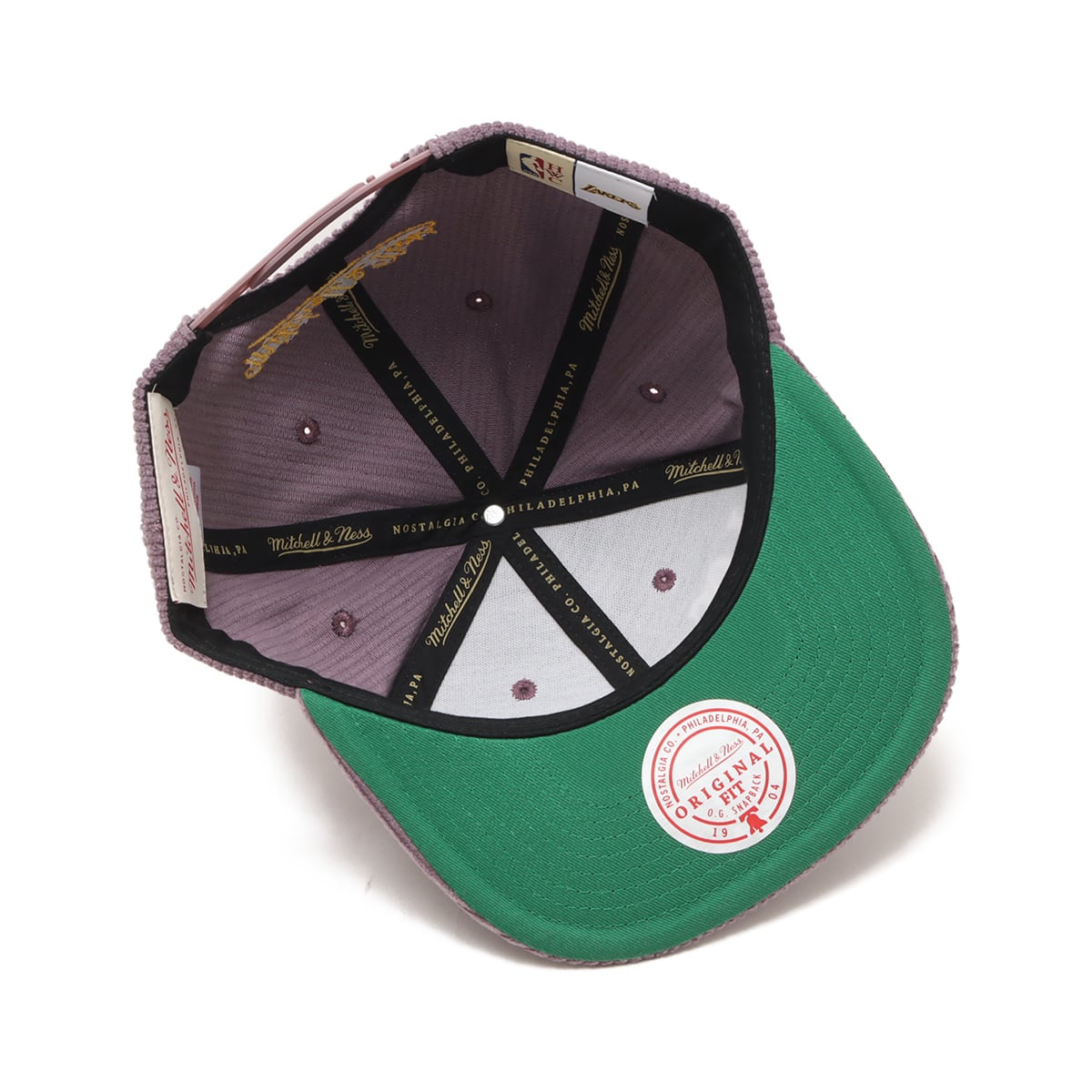 Mitchell & Ness LEVELZ SNAPBACK HWC LAL PURPLE 23FW-Iの画像