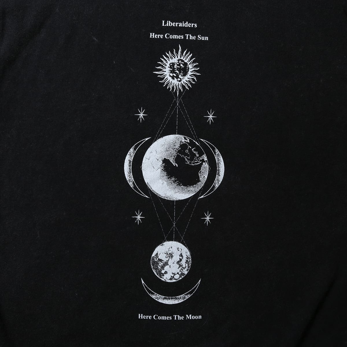 LIBERAIDERS LUNA ECLIPSE TEE BLACKの画像