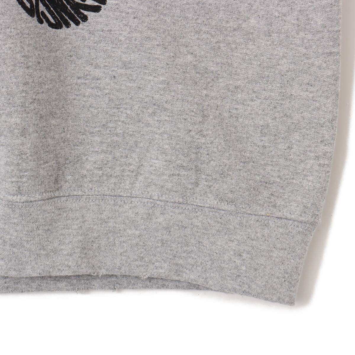 LIBERAIDERS HANDWRITING PRINT CREWNECK GRAYの画像