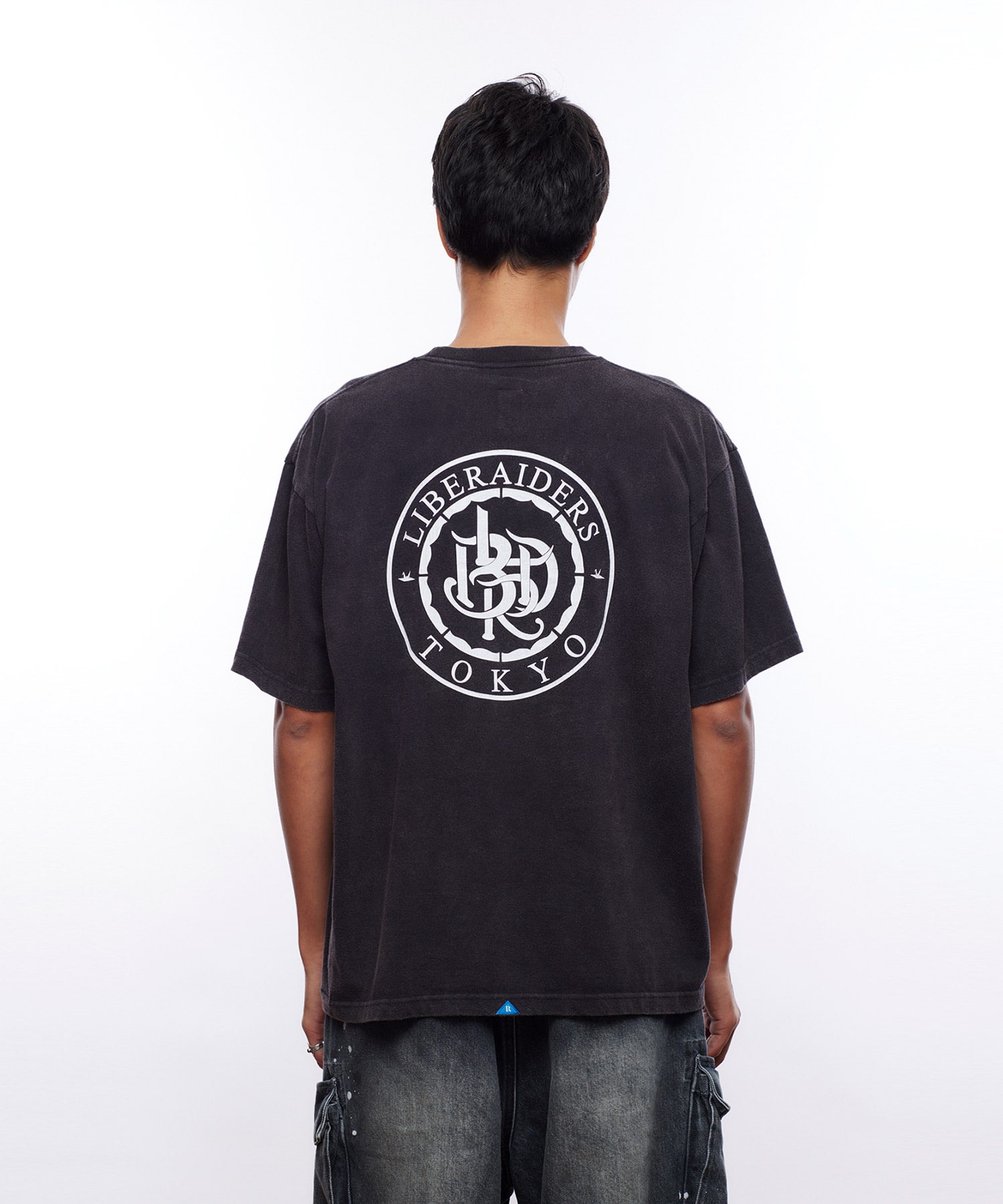 LIBERAIDERS EMBLEM TEE BLACKの画像