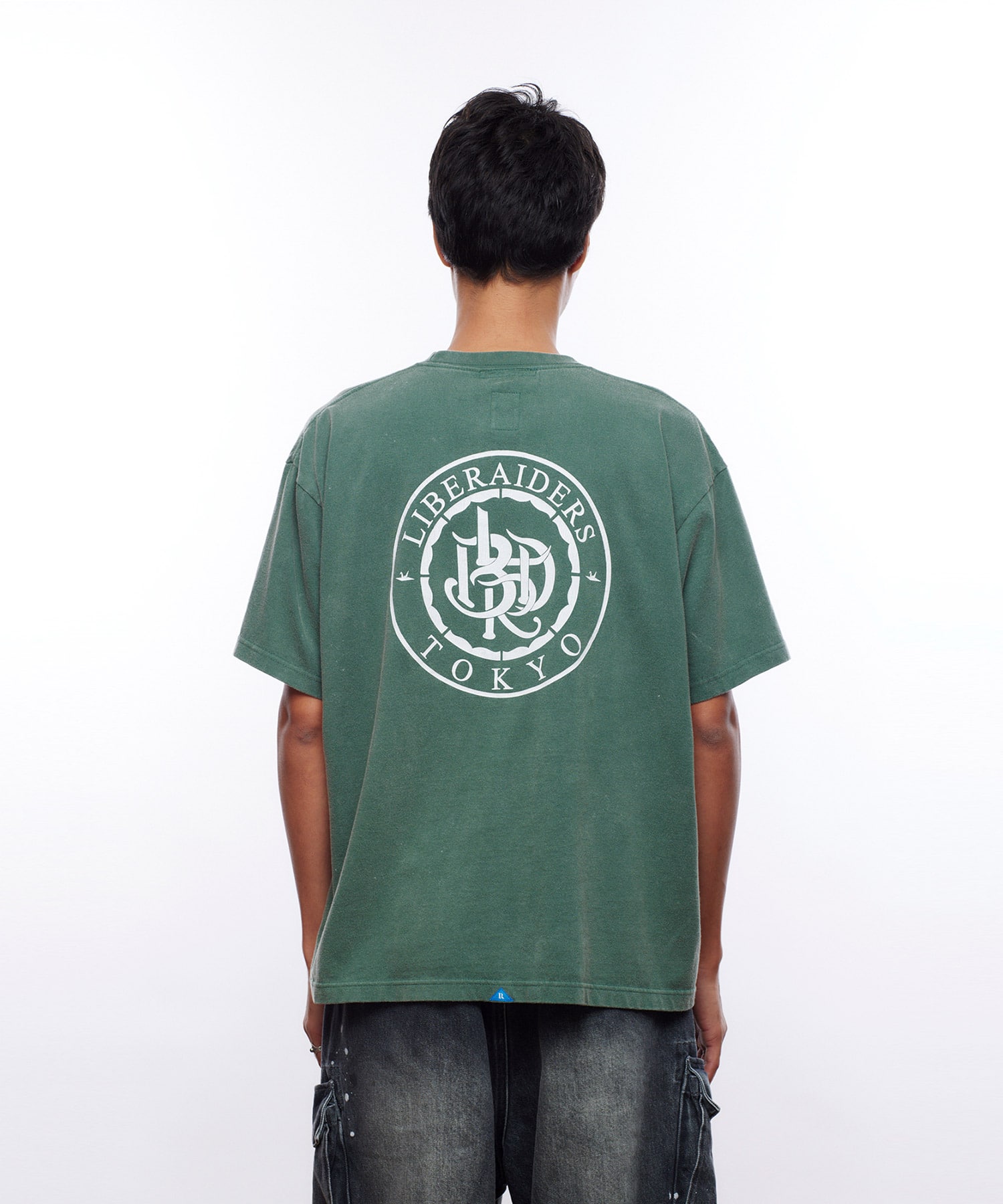 LIBERAIDERS EMBLEM TEE GREENの画像