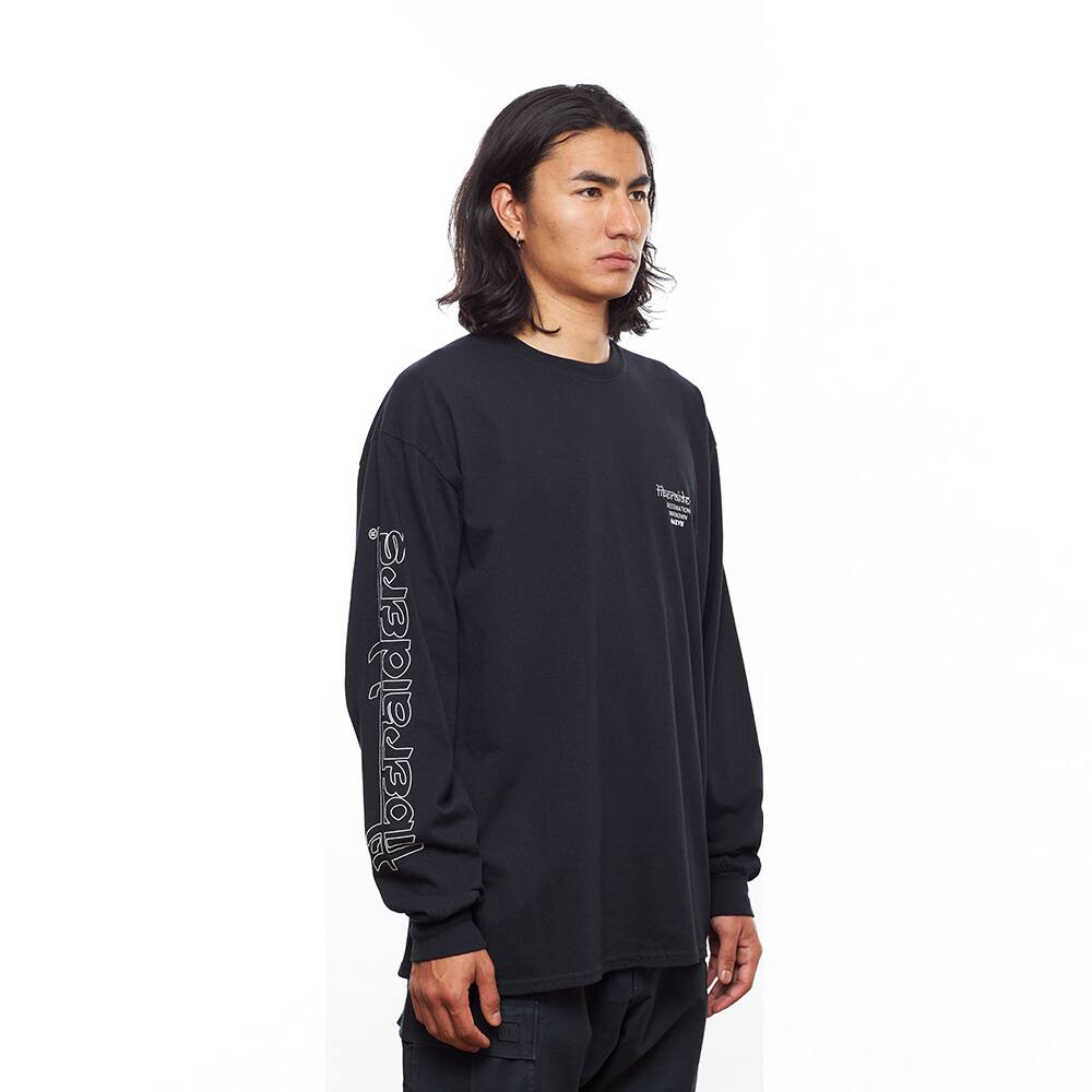 Liberaiders M.A.W L/S TEE BLACK 21FA-Iの画像