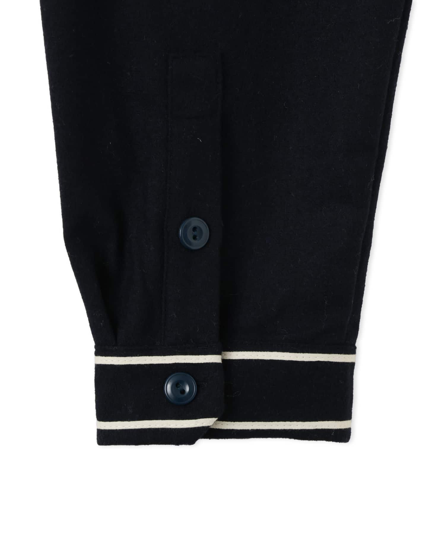 LIBERAIDERS FLANNEL BASEBALL SHIRT NAVYの画像