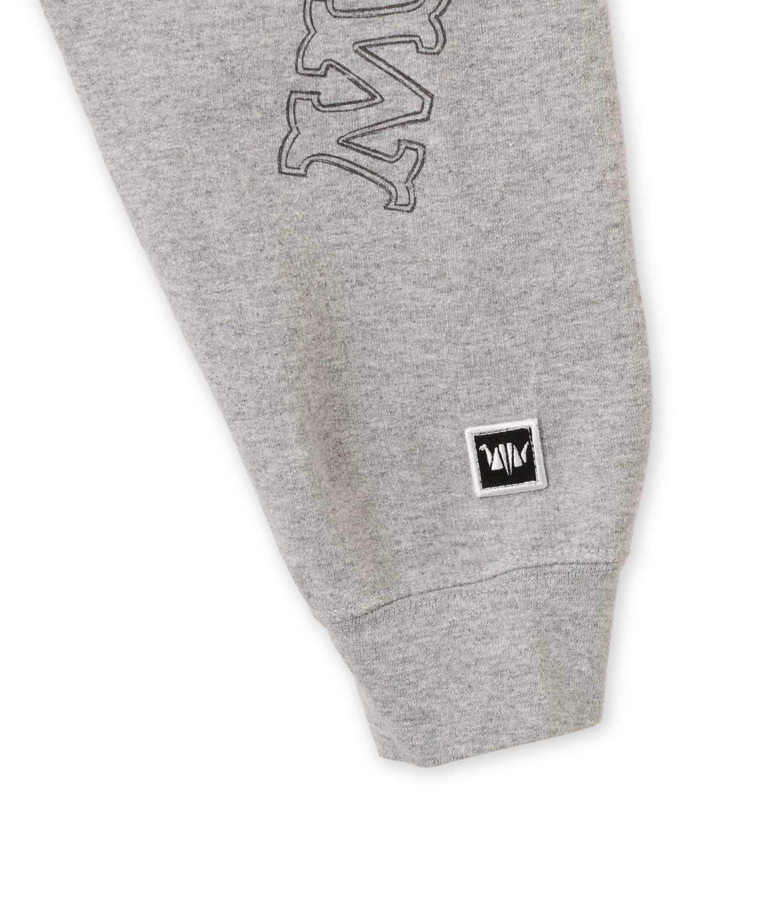 LIBERAIDERS HANDWRITING MULTI LOGO HOODIE GRAYの画像